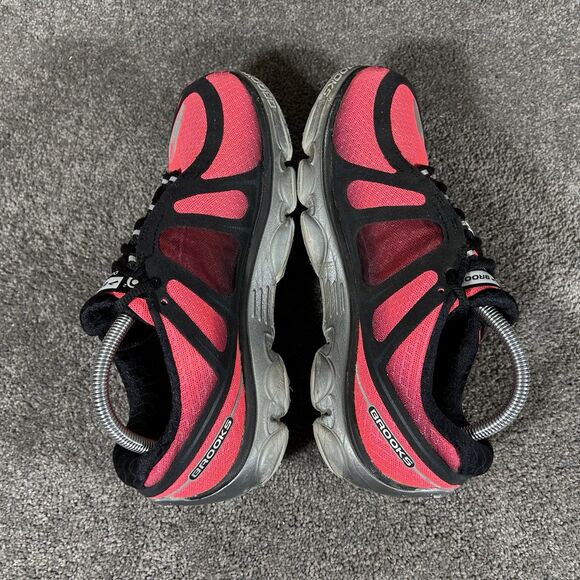 Brooks Pure Flow 2 1201311B613 Pink Black Athletic Running Shoes Women’s Sz 10 - Picture 10 of 14